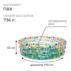 Бассейн надувной «Тропические фрукты», 170 х 53 см, от 6 лет, 51048 Bestway - Фото 2