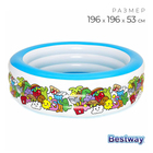 Бассейн надувной «Персонаж», 196×53 см, от 6 лет, 51122 Bestway - Фото 1