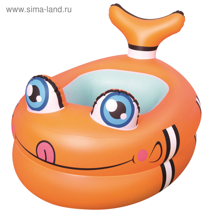 Бассейн надувной «Зверёк», 89 х 61 х 58 см, 0-1 года, цвет МИКС - Фото 1