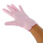Нитриловые перчатки Pink XS, 50 пар/100 шт - Фото 1