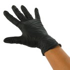 Нитриловые перчатки Black EcoLat M, 50 пар/100 шт - Фото 1