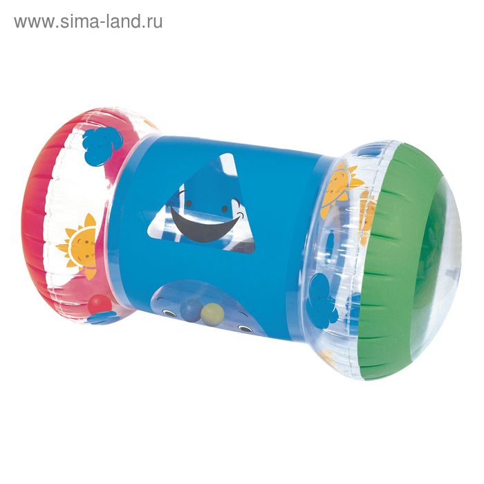 Валик надувной "Первые шаги", 64 х 33 х 33 см, от 8 месяцев - Фото 1