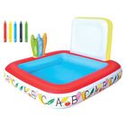Игровой бассейн "Школа", с распылителем, 132 х 132 х 81 см, 5 маркеров для рисования, от 2 лет - Фото 2