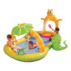 Бассейн надувной игровой, "Джунгли", с распылителем, 280 х 170 х 137 см, шарики, кольца, от 2 лет - Фото 1