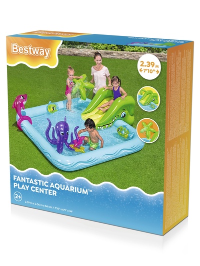Игровой центр Bestway «Аквариум», 239×206×86 см, от 2 лет, 53052