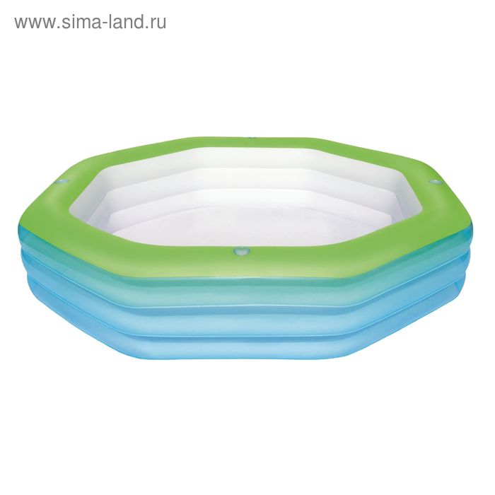 Бассейн надувной "Делюкс", 251 х 251 х 51 см, от 6 лет - Фото 1