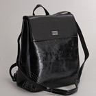 Рюкзак молодёжный, отдел с перегородкой на молнии, наружный карман, цвет чёрный - Фото 6