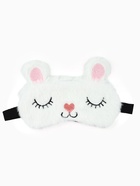 Маска для сна «Заяц», белая - Фото 2