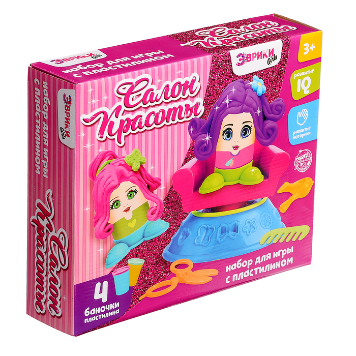 Набор для игры с пластилином «Салон красоты» - Фото 1