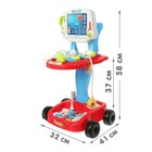 Игровой набор доктора в тележке «Лечим быстро», 17 предметов - Фото 2