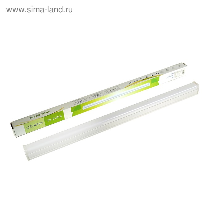 Светильник светодиодный Luazon T8, 12 Вт, 1080 Лм, 600 мм, 3000 К, 220 В, теплый свет - Фото 1