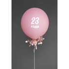 Наклейки на воздушные шары «День рождения», 21 × 29,7 см - Фото 2