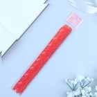 Подарочный Бант - бабочка №1.2, красный с сердцами, для упаковки подарков - Фото 5