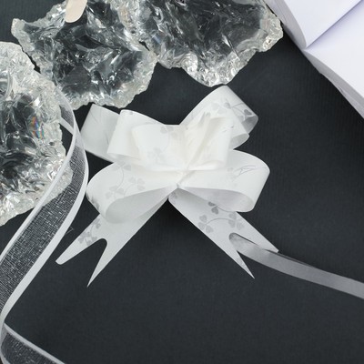 Бант- бабочка №1,2, белый