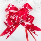 Подарочный Бант - бабочка No1.8, красный, для упаковки подарков - Фото 2