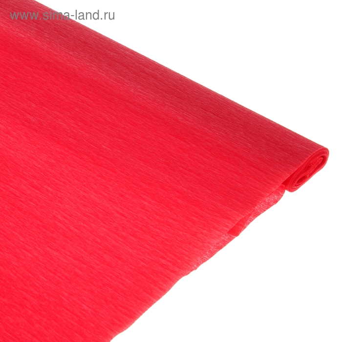 Бумага поделочная креповая красная 0,50х2,5 м, Herlitz - Фото 1
