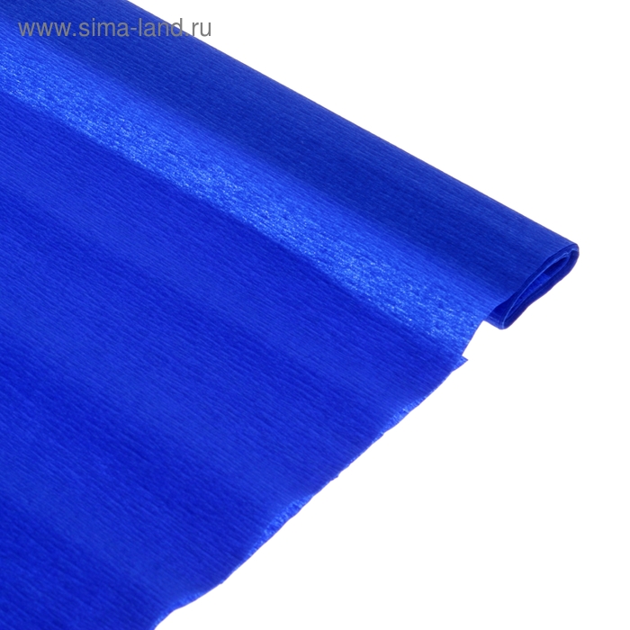 Бумага поделочная, креповая, синяя 0,50х2,5 м, Herlitz - Фото 1