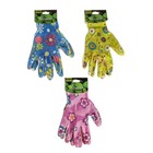 Перчатки нейлоновые, с нитриловым полуобливом, размер 7, цвет МИКС, Greengo - Фото 4