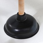 Вантуз с длинной ручкой, d=13.5 см, h=41 см, чёрный - Фото 2