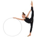 Обруч для художественной гимнастики Grace Dance, профессиональный, d=90 см, цвет белый - Фото 6