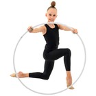 Обруч для художественной гимнастики Grace Dance, профессиональный, d=90 см, цвет белый - Фото 7