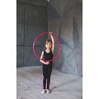Обруч для художественной гимнастики Grace Dance, профессиональный, d=70 см, цвет малиновый - Фото 4