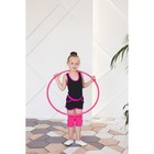 Обруч для художественной гимнастики Grace Dance, профессиональный, d=70 см, цвет малиновый - Фото 6