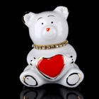 Сувенир "Мишутка с сердцем" 4х5х6 см - Фото 1