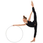 Обруч для художественной гимнастики Grace Dance, профессиональный, d=60 см, цвет белый - Фото 5
