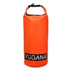 Гермомешок YUGANA, ПВХ, водонепроницаемый 10 литров, один ремень, оранжевый - Фото 5