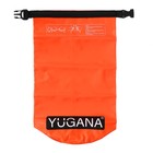 Гермомешок YUGANA, ПВХ, водонепроницаемый 10 литров, один ремень, оранжевый - фото 8586240