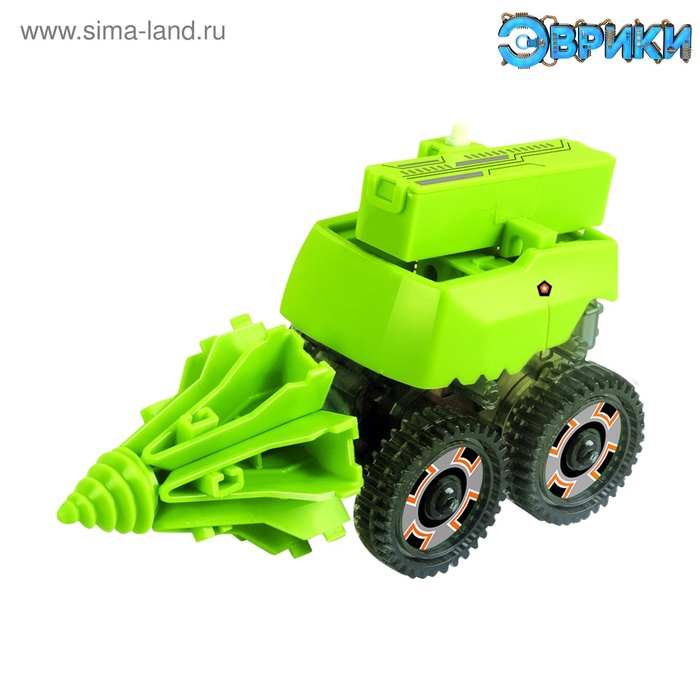 Робот 4 в 1 «Динобот», электронный конструктор, на батарейках - фото 51876991