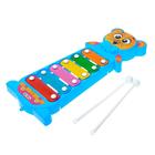 Металлофон «Котёнок», цвета МИКС - фото 24606248