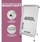 Флипчарт магнитно-маркерный, Calligrata, регулировка высоты, 70×100 см - Фото 2