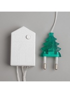 Гирлянда «Нить» 10 м, IP20, прозрачная нить, 100 LED, 8 режимов, 220 В, свечение зелёное - Фото 8