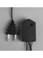 Гирлянда «Нить» 10 м, IP20, тёмная нить, 100 LED, 8 режимов, 220 В, свечение мульти 3556787 - фото 319929130