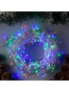 Гирлянда «Нить» 20 м, IP20, прозрачная нить, 200 LED, 8 режимов, 220 В, свечение мульти 3556803 - фото 319929140