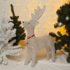 Светодиодная фигура «Олень гордый» 52×80×21 см, акрил, 80 LED, 8 режимов, 24 В, свечение белое - Фото 2