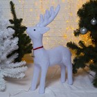 Светодиодная фигура «Олень матовый» 52×80×21 см, акрил, 80 LED, 8 режимов, 24 В, свечение белое - Фото 4