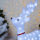 Светодиодная фигура «Олень матовый» 52×80×21 см, акрил, 80 LED, 8 режимов, 24 В, свечение белое - Фото 5