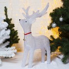 Светодиодная фигура «Олень гордый» 53×80×40 см, акрил, 96 LED, 8 режимов, 24 В, свечение белое - Фото 2