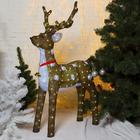 Светодиодная фигура «Косуля» 80×130×50 см, акрил, 228 LED, 8 режимов, 24 В, свечение белое - Фото 1