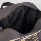 Чемодан малый с сумкой "Совы", отдел на молнии, с расширением, наружный карман, цвет хаки - Фото 9