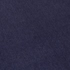 Ткань костюмная, джинс стрейч, ширина 150 см, тёмно - синий - Фото 2
