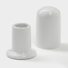 Подставка под зубочистки Magistro «Бланш», d=5 см, фарфор, белая - Фото 3