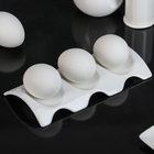 Подставка для яиц «Классика», 18×9×18 см, 3 ячейки - Фото 2