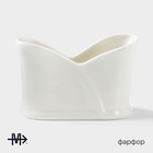 Салфетница Magistro «Бланш», 11.5×5×8 см, фарфор, белая - Фото 2