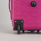 Чемодан "Зверушки", отдел на молнии, наружный карман, 2 колеса, цвет розовый - Фото 6