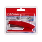 Степлер ErichKrause Elegance + скобы, № 10, до 20 листов, в блистере, встроенный антистеплер, синий, МИКС - Фото 7