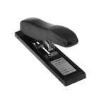 Степлер канцелярский, ErichKrause Elegance, до 90 листов, металлический корпус, чёрный 3840562 - фото 9186389